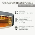 thumbnail image 5 of Intex PureSpa Greywood Deluxe Spa Set, 170 Bubble Jet Hot Tub with Cover, 85" x 28", 5 of 13