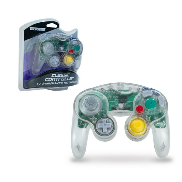Teknogame Wired Usb Controller Gamepad For Nintendo Gamecube Gcn Wii Wii U Clear Walmart Com Walmart Com