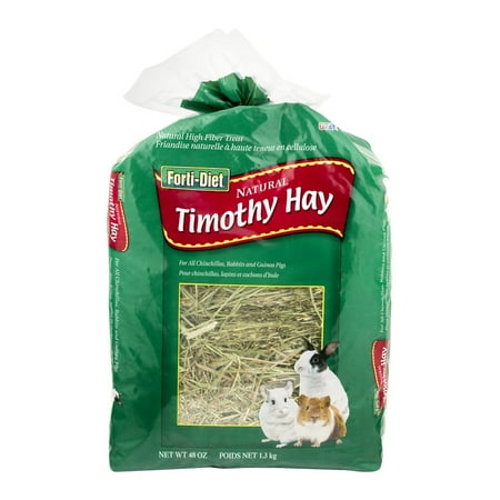 Kaytee Forti Diet Guinea Pig - Forti-Diet Natural Timothy Hay, 48 oz.