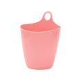 thumbnail image 1 of Small Hanging Trash Can Hangable Desktop Trashcan Student Desk Pen Holder Wall Mounted Mini Small Storage Bucket Pink, 1 of 5