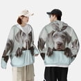 thumbnail image 2 of KLL Adorable Puppy Portrait Print Men's Women’s UPF 50+ Sun Protection Outdoor Hoodie Jacket Long Sleeve Fishing Hiking Performance Shirt- Medium, 2 of 5
