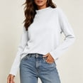 thumbnail image 5 of Bixock Women's Maternity Tops Long Sleeve Casual Pregnant Tops Crew Neck Soft Breathable Maternity Shirts Comfortable Maternity Clothings, 5 of 7