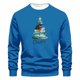 thumbnail image 1 of Sudaderas sin capucha para hombre, estilo casual, a la moda, con cuello redondo, estampado, de manga larga, blusas de manga larga y cuello redondo, blusas de poliéster para hombre, 1 of 4