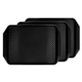 thumbnail image 2 of Bandejas de cafetería negras apilables y resistentes al calor - Juego de 3 bandejas rectangulares de plástico con asas binaurales para hoteles s202412243037, 2 of 5