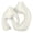 White, variant on Blue Vase Set of 2 - Creative Heart Shaped Hugging Resin Vase Style Couple Vase Home Decor,Modern Tabletop Flower Vase for Living Room Coffee Table Bookshelf Shelf Entryway