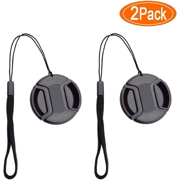 ULBTER 55mm Lens Cap Cover with Keeper for AF-P NIKKOR 18-55mm f/3.5-5.6G VR Lens for Nikon D5600 D5500 D5300 D3500