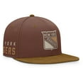 thumbnail image 3 of Men's Fanatics Brown New York Rangers Fall Leaves Acreage Snapback Hat, 3 of 4