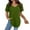 Green, variant on T Shirts for Women, Womens T Shirts V Neck Summer Short/Long Sleeve Cotton Tops Tees, Black Xl