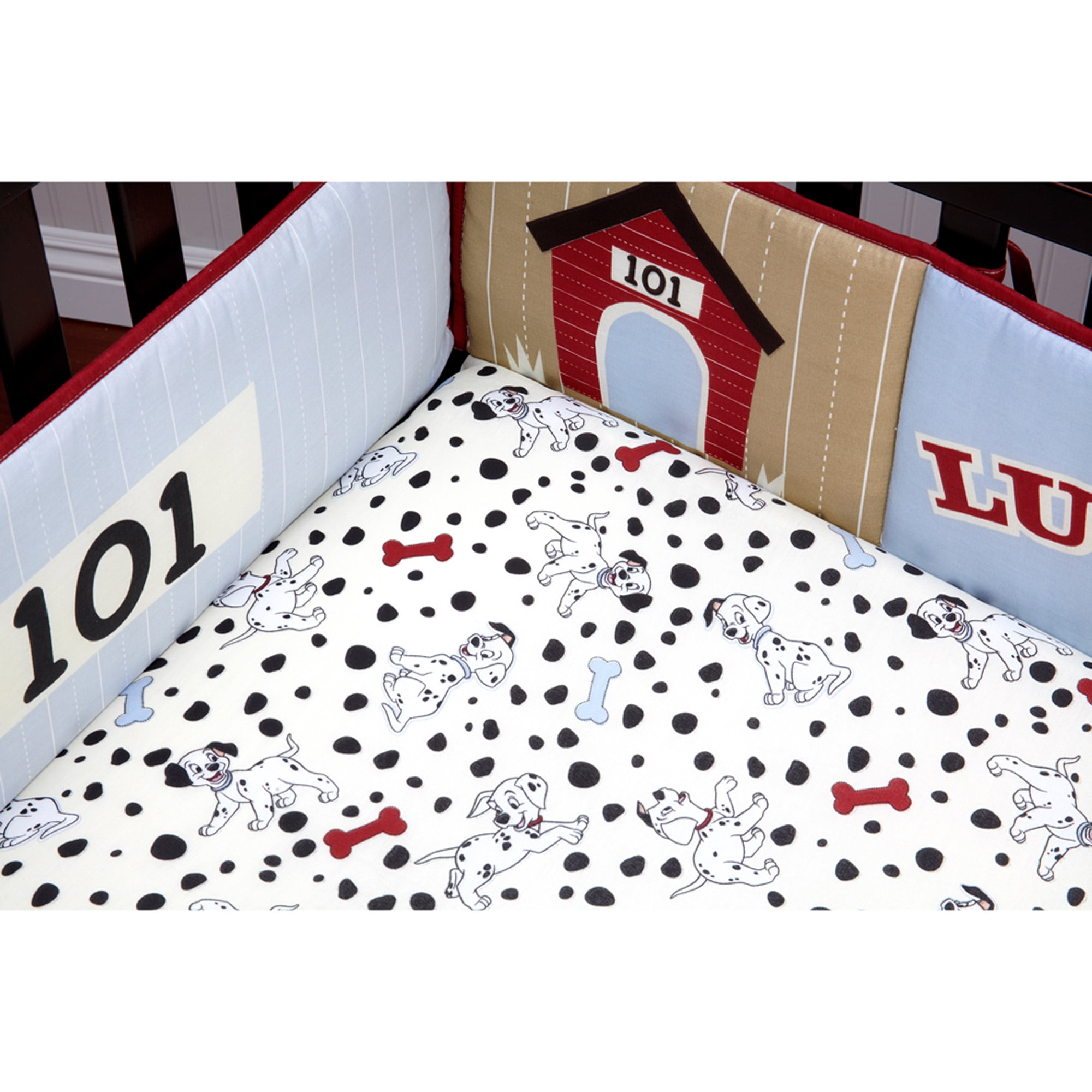 101 dalmatians crib bedding set