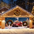 thumbnail image 3 of Large Outdoor Christmas Garage Door Cover and Truck Holiday Banner Decoration for Festive Home, 3 of 3
