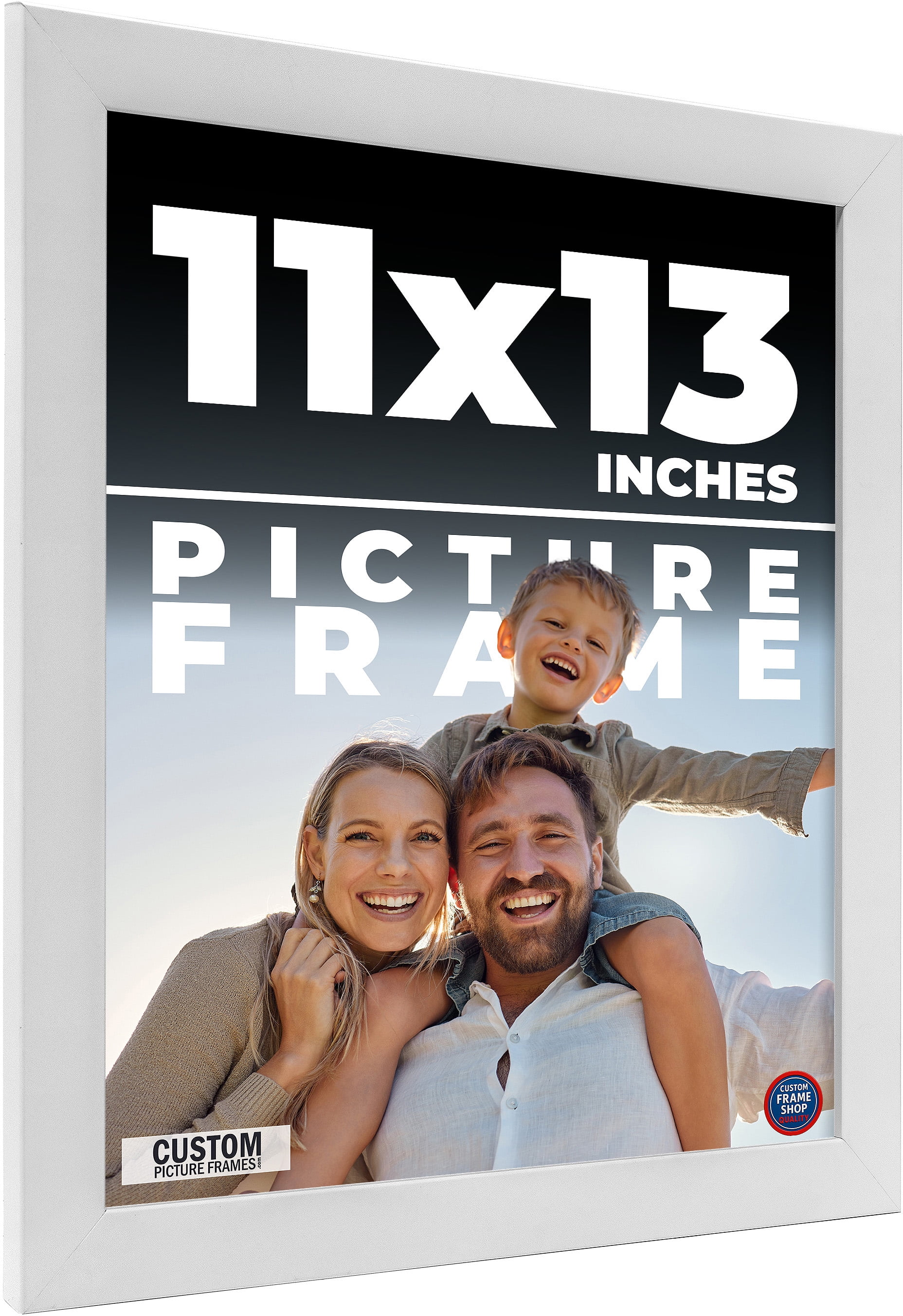 フォトフレーム   PICTURE FRAMES 19x23 Frame White Solid Wood Picture Frame Includes UV Acrylic