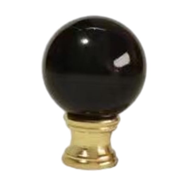 Tapas de perilla para lámpara, perilla decorativa con tapa de rosca para el hogar, sala de estar, piso Negro Dorado