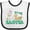 White and Black, variant on Inktastic It's My 1st Easter with Cute Chick and Bunny Boys or Girls Baby Bib