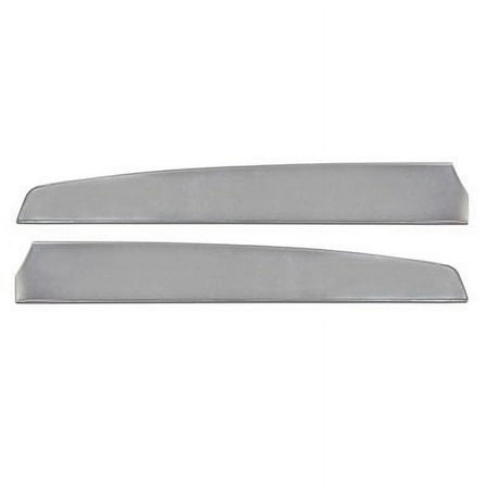 Scott Drake C7ZZ-65237A223N 1967 Deluxe Door Panel Inserts - Brushed Aluminum