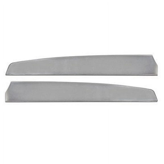 Scott Drake C7ZZ-65237A223N 1967 Deluxe Door Panel Inserts - Brushed Aluminum