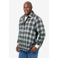 thumbnail image 3 of KingSize Men's Big & Tall Brawny Zip Up Shirt Jacket, 3 of 3