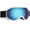 Sand white frame bla, variant on Yihuala Sports Ski Snowboard Goggles Double Layer Snow Goggles for Women Men Wide View Fog Outdoor Cycling Glasses