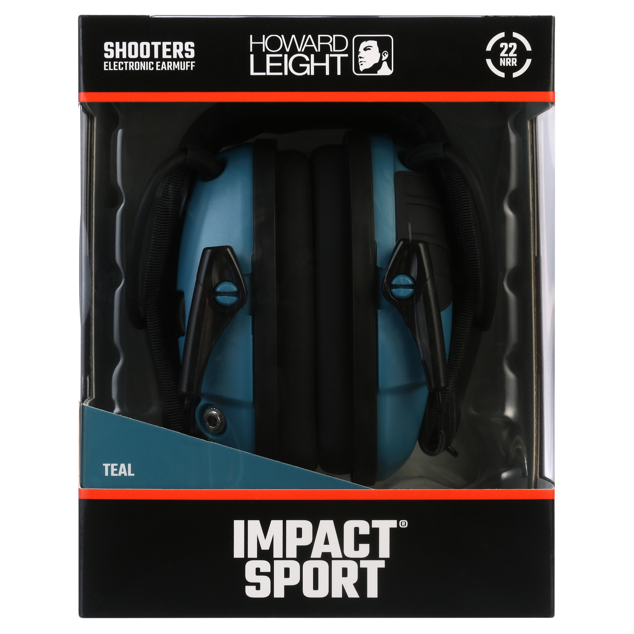 Howard Leight Impact Sport Teal Electronic Muff