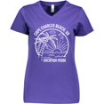 thumbnail image 3 of Inktastic Summer Vacation Mode Cape Charles Beach Virginia Women's V-Neck T-Shirt, 3 of 5