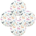 thumbnail image 2 of Coolnut Giraffe Round Placemats Waterproof Non-Slip Washable Place Mats Polyester Table Mats Set of 4 Heat Resistant for Home Kitchen Holiday Party Home Decor Gifts, 2 of 7
