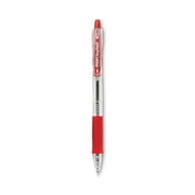 Easytouch Ballpoint Pen, Retractable, Medium 1 Mm, Red Ink, Clear Barrel, Dozen | Bundle of 10 Dozen