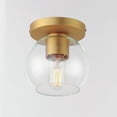 thumbnail image 3 of 21630CLNAB-Maxim Lighting-Knox - 1 Light Flush Mount-6.5 Inches Tall and 6 Inches Wide-Natural Aged Brass Finish, 3 of 4