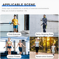 thumbnail image 5 of Weighted Jump Rope Silicone Handles Adjustable for Basic Training for Women & Men Workouts,Fitness, 5 of 5