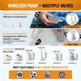 thumbnail image 4 of 15 Pack Vacuum Storage Bags with Portable Rechargeable Pump, Space Saver, Vacuum Seal Bags for Clothes, Travel, and Luggage, 4 of 10