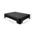 thumbnail image 2 of OATIPHO Stackable Black Step Stool Plastic Footrest for Desk and Bathroom Settings, 2 of 8