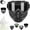 Grey, variant on Detachable Full Face Goggle Mask for Grass Cutting & Landscaping, Anti-Fog Impact Resistant Protective Face Shield, Dustproof Weed Eater Mask for Yard Work, Riding & Welding (Grey)