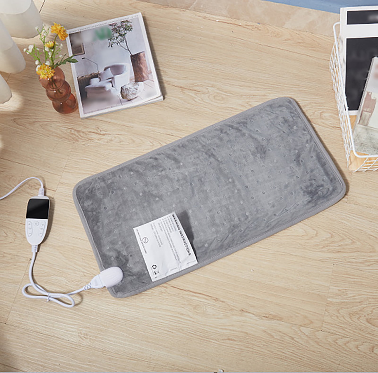 YHAICO Electric Blankets Heating Pad & Foot Warmer,6 Temperature Settings & 3 Settings,Washable Fast Heated Feet Warmers,Heating Pad for Back,Shoulders,Abdomen,Legs