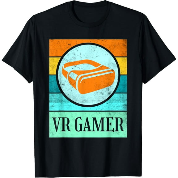 VR T Shirt Gamer Gifts for Men Women Kids Girl Boy T-Shirt