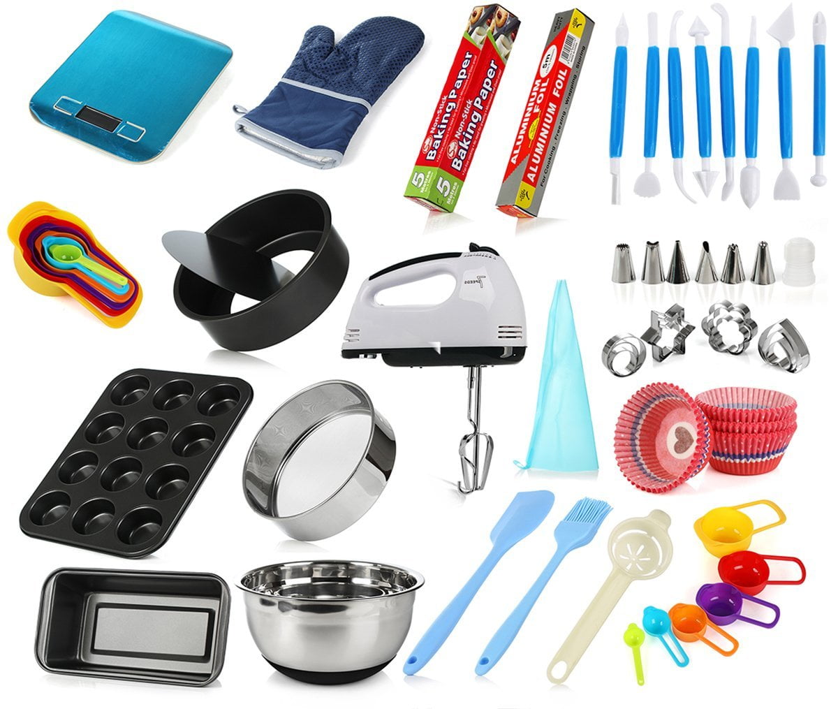 DeElf Cake Baking Set for Adult Beginners Starting Kit Complete