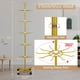 thumbnail image 3 of Exttlliy Exhibidor Giratorio Metálico Dorado de 5 Niveles y 150 cm, 3 of 6