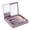 Purple, variant on Professional 5-Piece Travel Makeup Brush Set with Portable Mirror Case, Soft Bristles Powder Foundation Eye Shadow Crease Brushes for Cosmetics & Manicure (Purple, 4.3 inches / 11 cm)