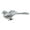 Silver, variant on Northlight Glittered Bird Clip-On Christmas Ornament - 6" - Silver-tone