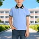 thumbnail image 2 of Odeerbi Camisas de Golf de Niños Algodón Color Sólido Camisas de Tenis de Manga Corta Uniforme Escolar, 2 of 4