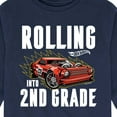 thumbnail image 3 of Hot Wheels - Rolling Into 2nd Grade - Youth Long Sleeve Graphic T-Shirt, 3 of 5