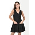 thumbnail image 5 of Vestido plisado diseño chaleco Roman Fashion /Juvenil, 14558 (Negro) negro G, 5 of 5