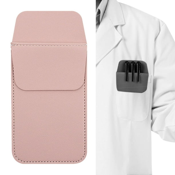 Protector de bolsillo para enfermera, soporte para bolígrafo, Día de las enfermeras, regalos de 2024, bolsa organizadora para enfermera, organizador Rosa
