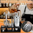thumbnail image 1 of tumgatte Bar Tools Set Bartenders Cocktail Shaker Cocktail Rack Stand Jigger Clearance, 1 of 7