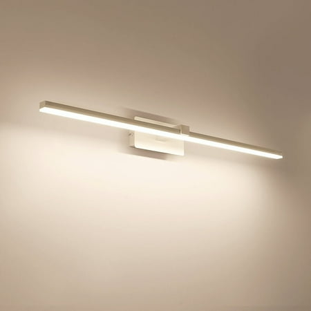 

TanyaDecor Minimalist Fluted Linear LED Bathroom Vanity Light 23.6in - White