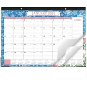 2023 Desk Calendar - 12 Monthly Desk/Wall Calendar, 16.9"12.1", January 2023 - December 2023, Large Ruled Blocks + Premium Thick Paper + Corner Protectors - 12 Different Themes