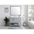 thumbnail image 6 of 42 inch Single Bathroom Vanity in Grey with Backsplash, 6 of 8