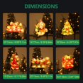 thumbnail image 2 of Christmas Suction Cup LED Lights, Window Display Decorative Lighting for Indoor Holiday Home Decor, 2 of 6