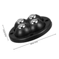 thumbnail image 2 of Homoyoyo 4Ud Adhesivas Para Muebles Y Electrodomésticos Con Instalación Sin Taladro Negro, 2 of 8