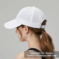 thumbnail image 6 of Hkoxplj Wide Brim Ponytail Baseball Cap Sun Hat for Men Women Quick Dry Adjustable Lightweight Running Hat Hiking Hat Golf Fishing Cap UPF 50 Breathable All Season Outdoor Sports Hat, 6 of 7