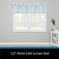 thumbnail image 3 of Mainstays 48-84 in. Crackle Petite Café Adjustable Curtain Rod, 1/2 in. Diameter, Brished Nickel, 3 of 7