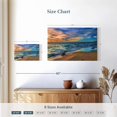 thumbnail image 4 of Elephant Stock Beach In Perth Wall Art - Horizontal Canvas Wall Art - Living Room Wall Decor - Beach Canvas - Blue And Orange Decor - 24" x 16", 4 of 8