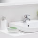 thumbnail image 3 of Jabonera de cerámica con autodrenaje, forma de bañera, soporte para esponja y desagüe para fregadero, baño, ducha y cocina, 3 of 7